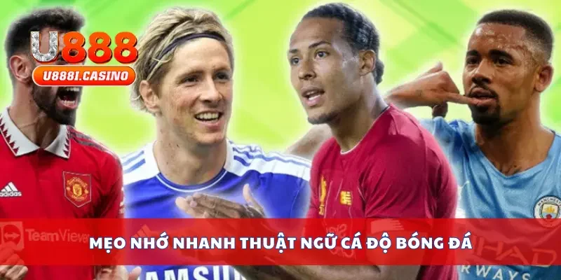 Mẹo nhớ nhanh thuật ngữ cá độ bóng đá