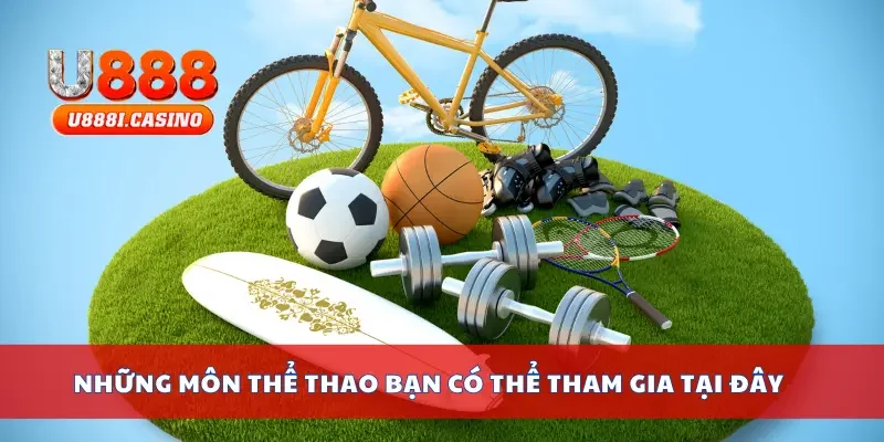 Những môn thể thao bạn có thể tham gia tại đây